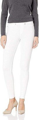 Women's Solid Color Original Jeanz Denim Legging (White) Women's Casual Pants