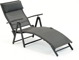 Transcontinental Havana Charcoal Sunlounger