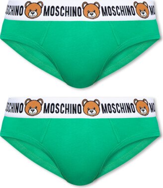 Branded Briefs 2-pack - Green