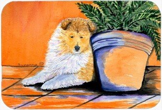 SS8667LCB Sheltie Glass Cutting Board