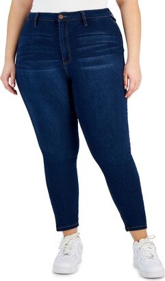 Trendy Plus Size High-Rise Skinny Jeans