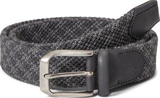 Jameson Stretch Knit Belt (Charcoal/Gray) Belts