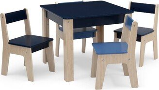 GapKids by Delta Children Table and Chair Set - Greenguard Gold Certified - - 5pc