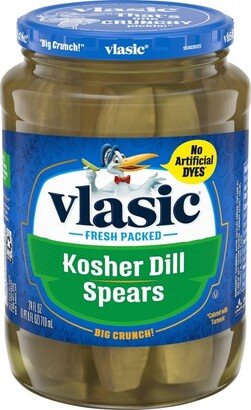 Vlasic Kosher Dill Pickle Spears - 24 fl oz