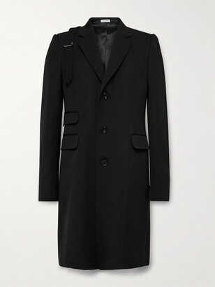 Slim-Fit Wool-Twill Trench Coat