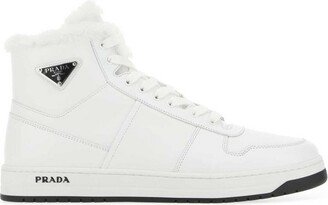 Logo Plaque High-Top Sneakers