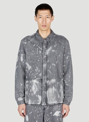 LN-CC x Non Denim Work Bleached Denim Jacket - Man Jackets Grey S