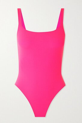 Fits Everybody Square Neck Bodysuit - Neon Pink