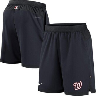 Men's Navy Washington Nationals Authentic Collection Flex Vent Performance Shorts