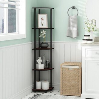 Turn-N-Tube 5 Tier Corner Display Rack Multipurpose Shelving Unit-AG