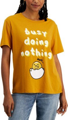 Love Tribe Juniors' Gudetama Busy Doing Nothing T-Shirt