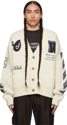 Beige Moon Varsity Cardigan