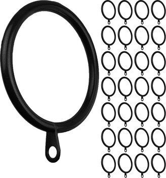 Meriville 28 Pcs 2-Inch Inner Diameter Metal Curtain Rings With Eyelets