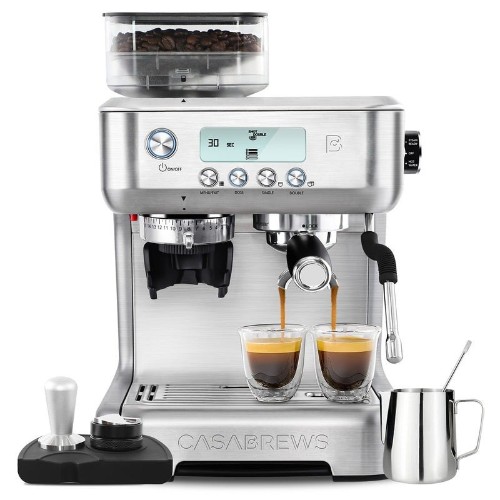 Casabrews 5700Pro™ All-in-One Espresso Machine with Digital LCD Display Screen
