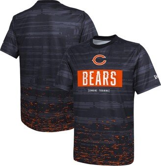 Men's Navy Chicago Bears Combine Authentic Sweep T-shirt