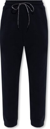 Sweatpants With Logo Navy - Blue