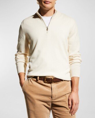 Men's Cashmere 1/4-Zip Sweater