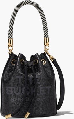 Unisex The Leather Bucket Bag - Black