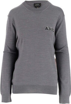 Logo Detailed Crewneck Knitted Jumper-AA