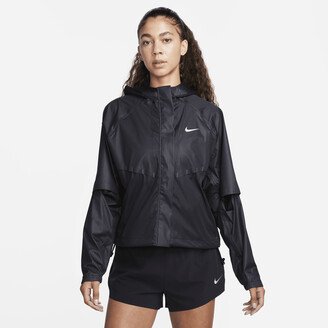 Women's Running Division Aerogami Storm-FIT ADV Jacket in Black