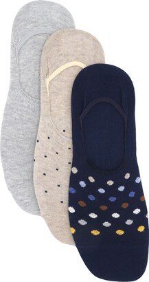 Assorted No Show Socks - Pack of 3