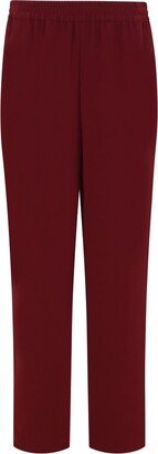 High-Waist Tapered Cropped Trousers-AB