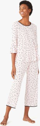 Pink Dot Long Pj Set - Large