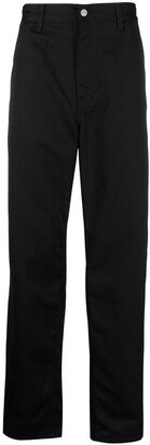 Logo-Patch Straight-Leg Trousers-AU