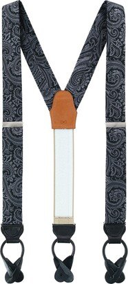 Men's Sobee Paisley Silk Suspender Braces