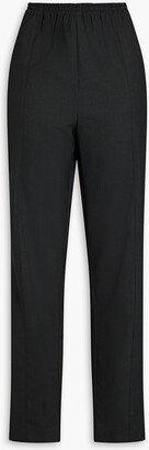 Stretch-wool tapered pants-AA