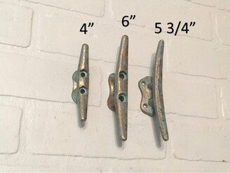 Boat Cleats, 4 Inch To 6 Cleats, Cabinet Knob, Coastal Pulls, Cleat Drawer Nautical