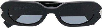 Nire round-frame sunglasses