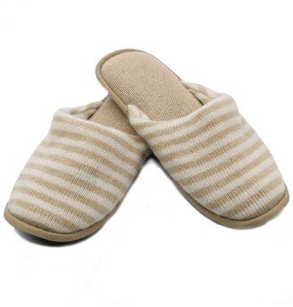 Ladies Striped Slippers-AA