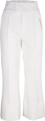 Logo Printed Flared Pants-AA