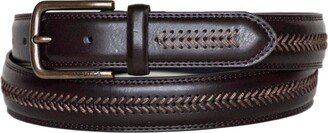 Men's Leather Belt with Lacing