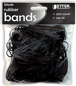 Better Office Multi-Purpose Rubber Band #33 Size 200/Pack (33901)