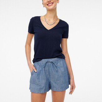 Women's Chambray Drawstring Short