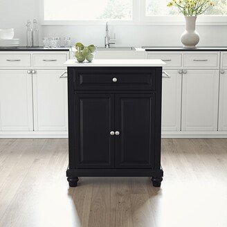 Crosley Furniture Cambridge Granite Top Portable Kitchen Island/Cart - 31W x 18D x 35H