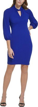 Womens Formal Collar Sheath Dress