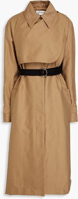 Cotton-blend gabardine trench coat-AA