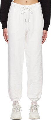 White Drawstring Lounge Pants-AC