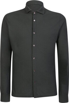 Buttoned Long-Sleeved Shirt-BM