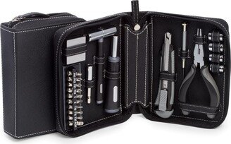 22-Piece Tool Set with Leather Case