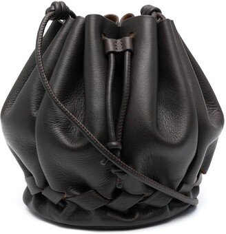 Molina leather bucket bag