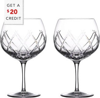 Gin Journeys Set Of 2 Balloon Glasses With $20 Credit