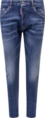 Stonewashed Skinny Jeans-AB