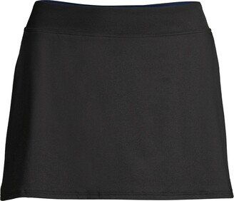 Women's Petite Tummy Control Swim Skirt Swim Bottoms