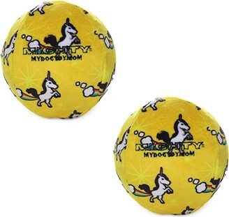 Mighty Ball Medium Unicorn, 2-Pack Dog Toys