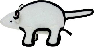 Tuffy Barnyard Mouse White, Dog Toy