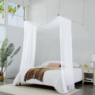 WARM HOME DESIGNS Bed Canopy Curtains Fabric for Canopy Bed